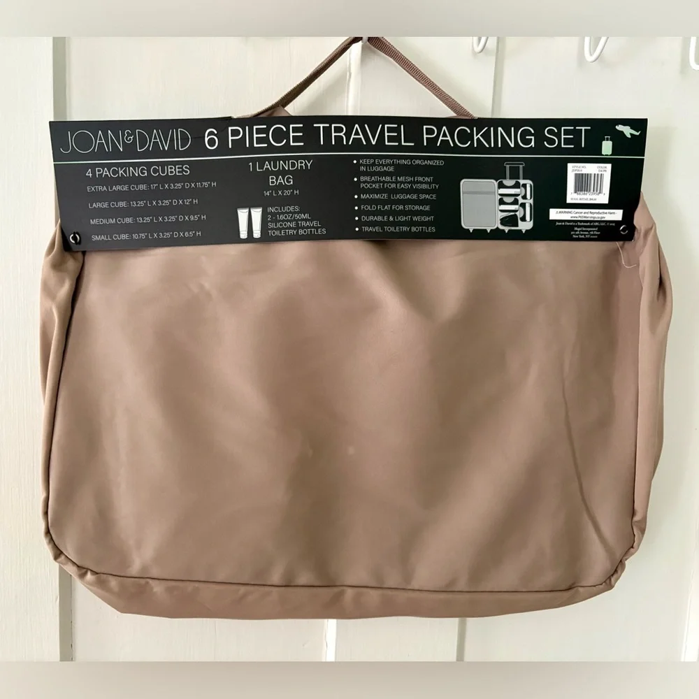 Joan & David Travel Packing Set NWT